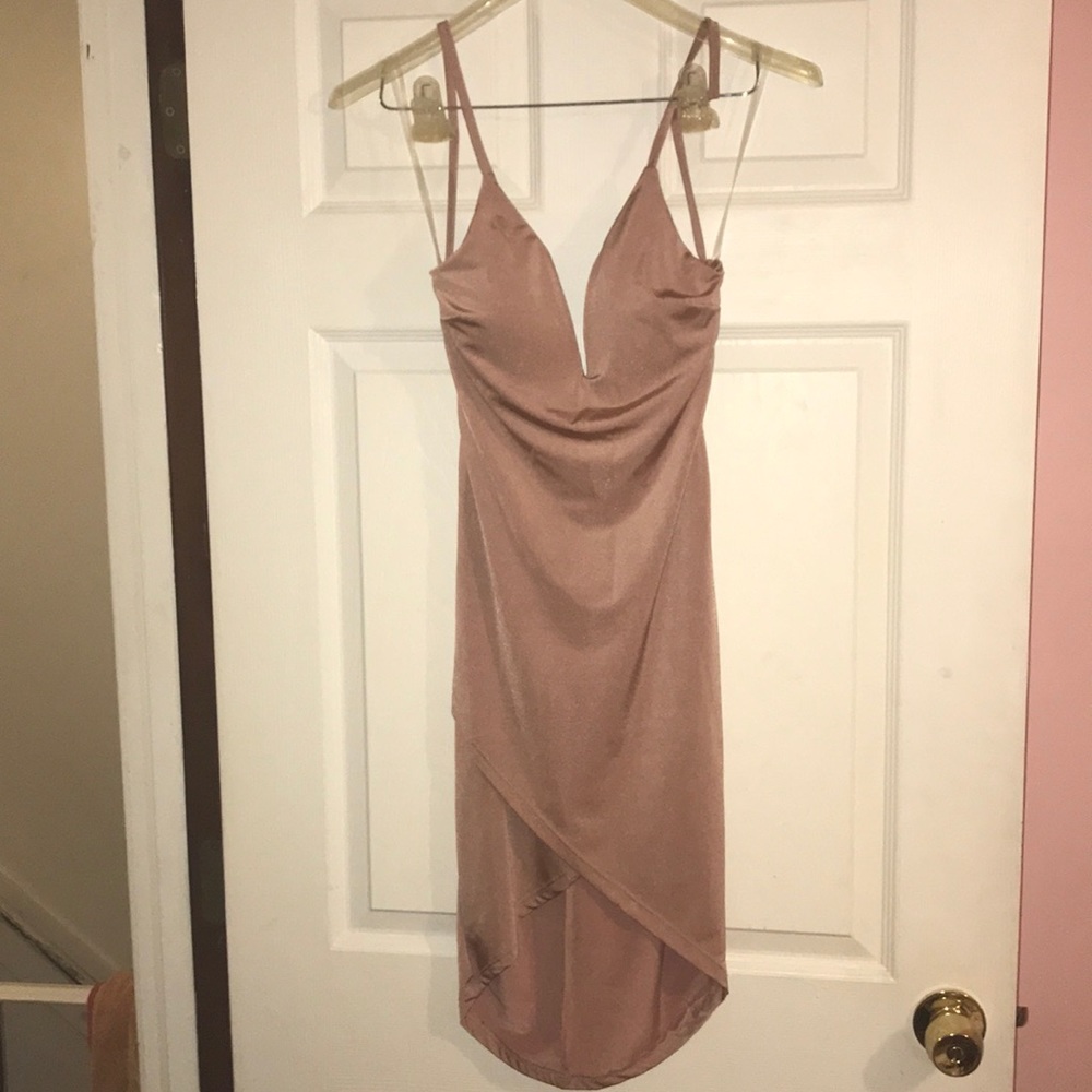 Blush Pink Mini Dress